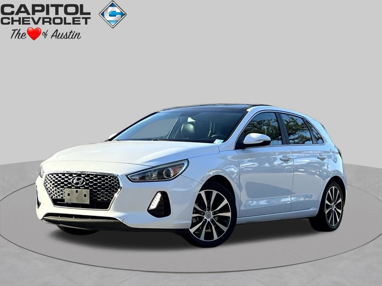 White 2020 Hyundai Elantra GT Hatchback Front-Wheel Drive Automatic