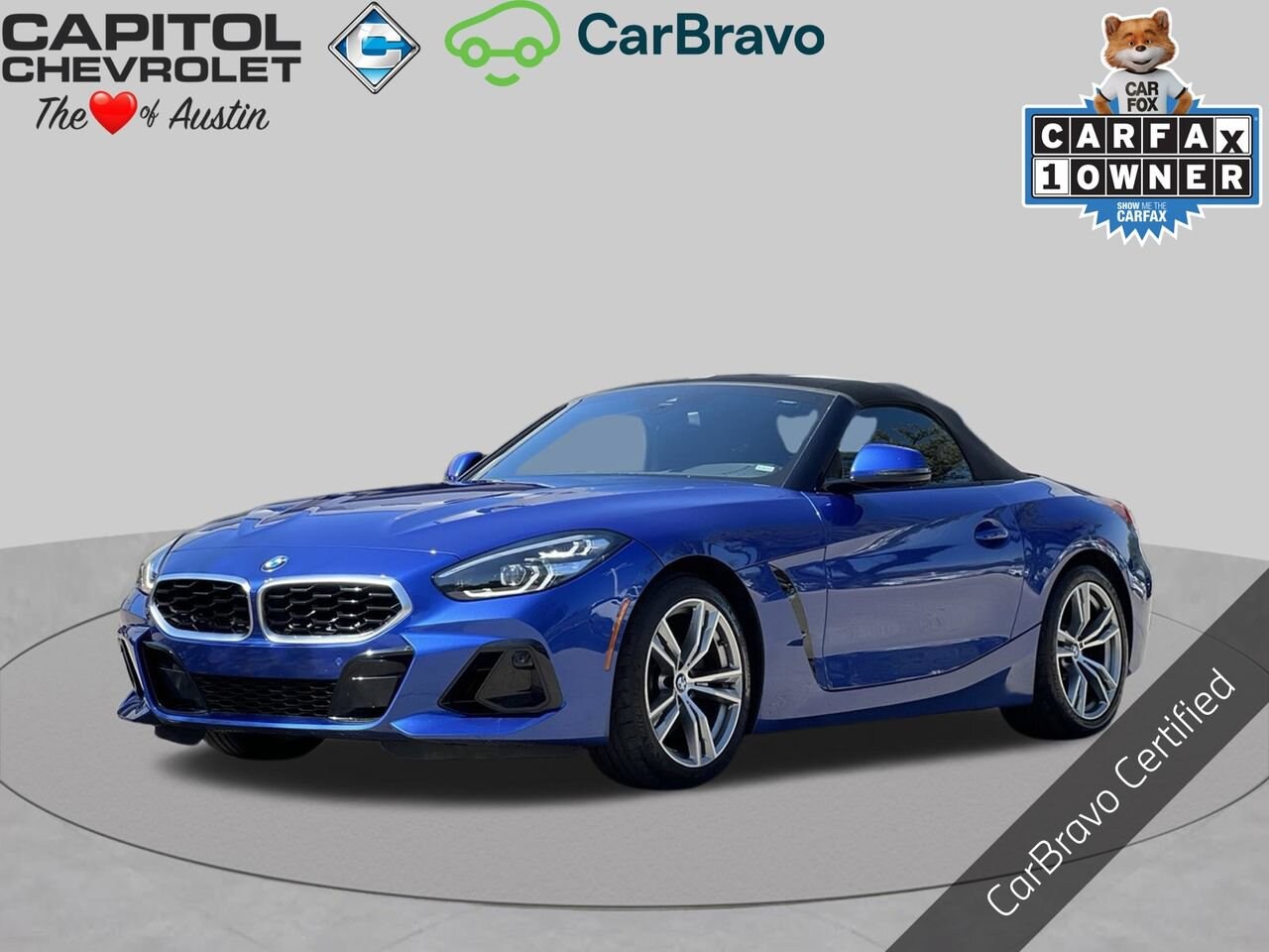 Blue 2026 BMW Z4 Convertible Rear-Wheel Drive 8-Speed Automatic