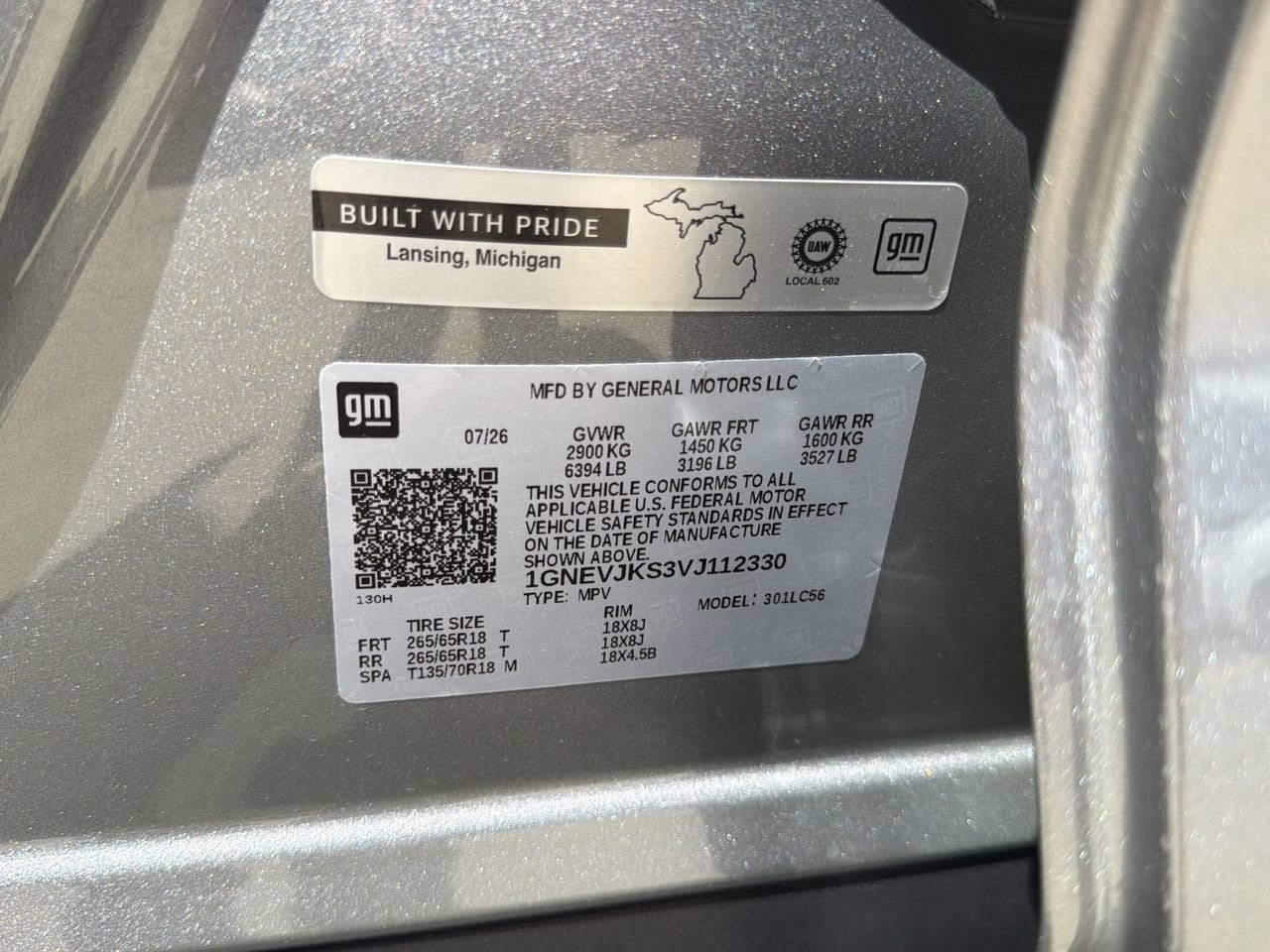 2027 Chevrolet Traverse Z71 SUV, photo 30