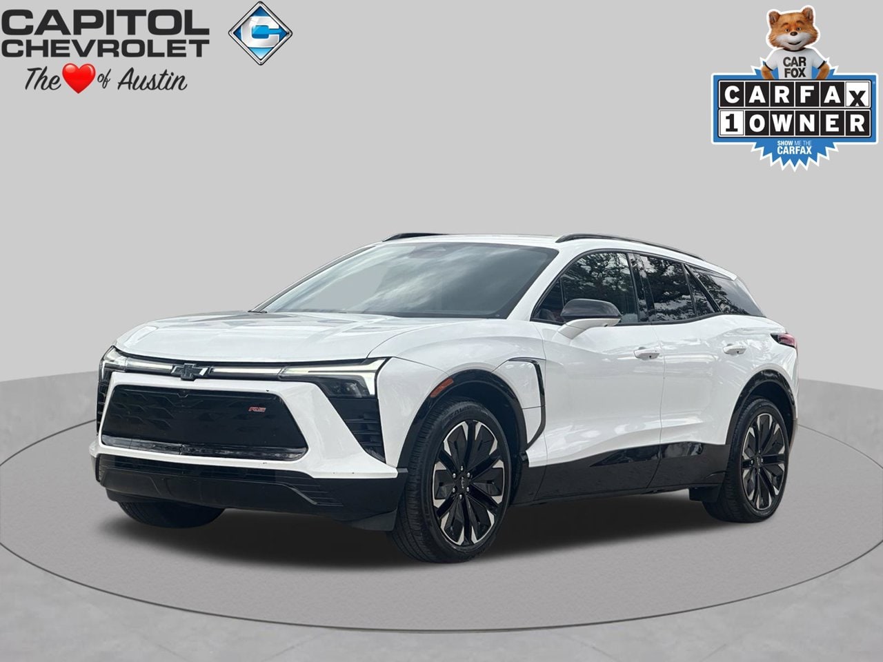 Used 2024 Chevrolet Blazer EV RS with VIN 3GNKDHRK3RS275567 for sale in Austin, TX