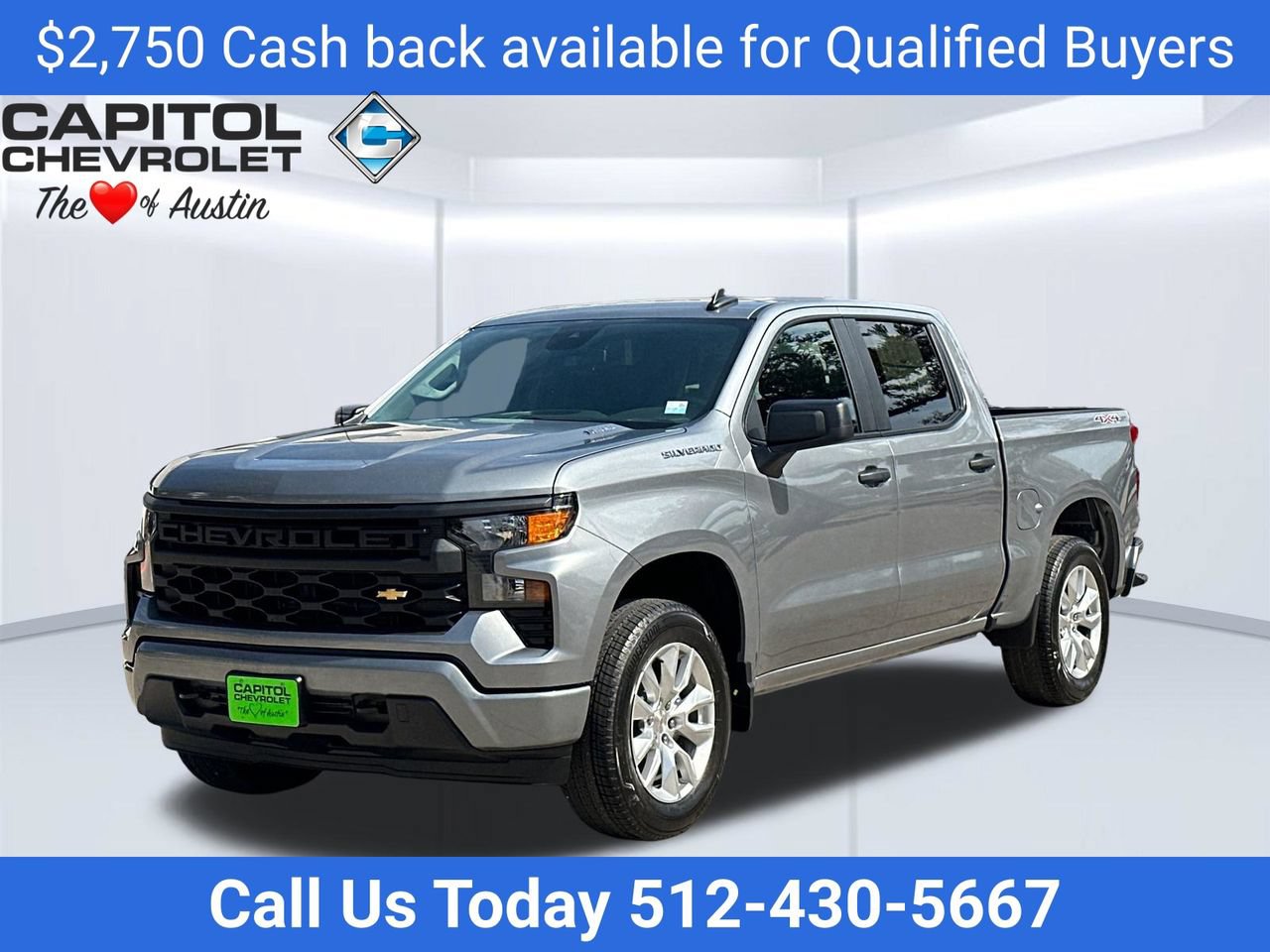 New 2026 Chevrolet Silverado 1500 Custom