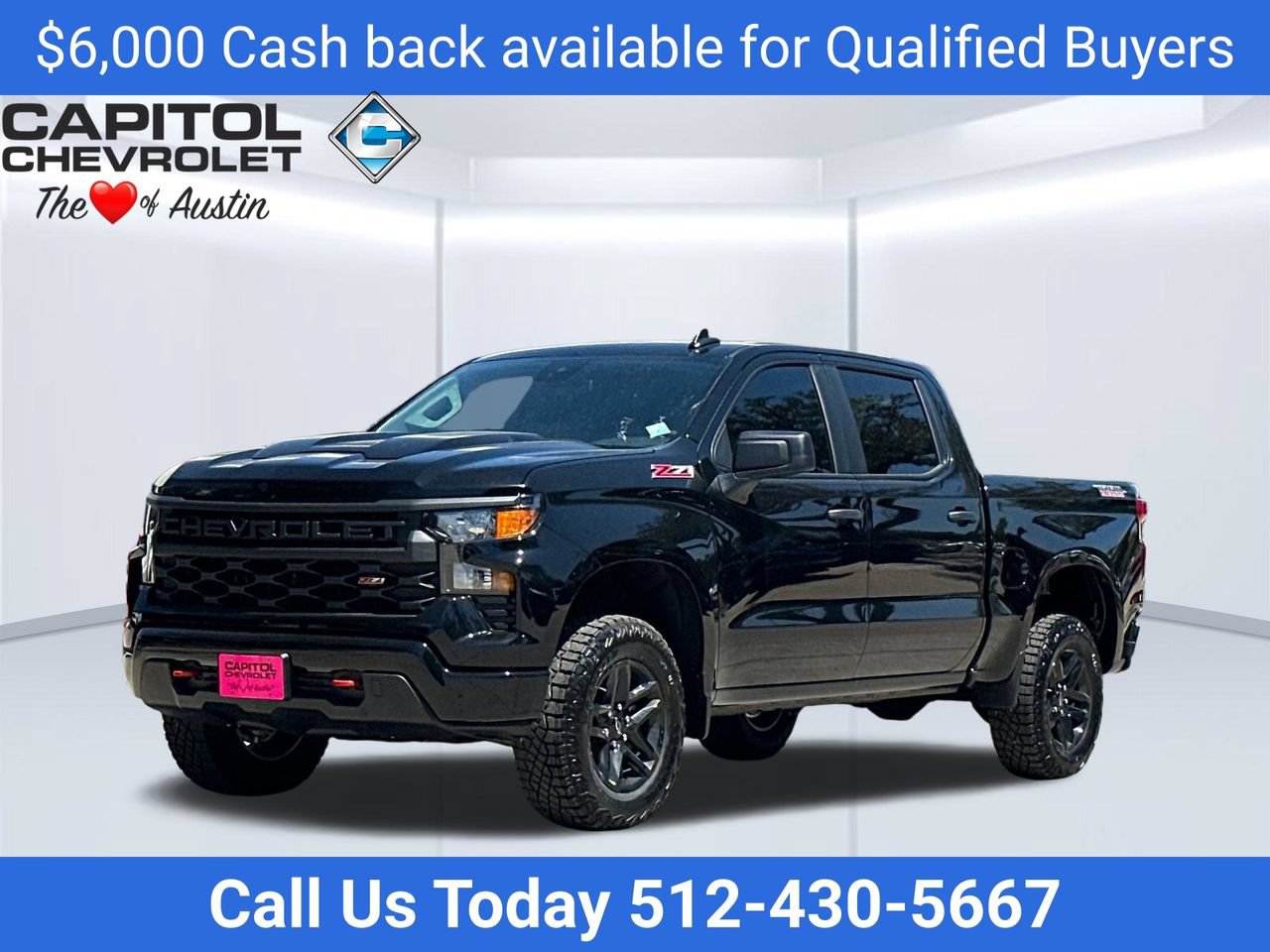 New 2026 Chevrolet Silverado 1500 Custom Trail Boss
