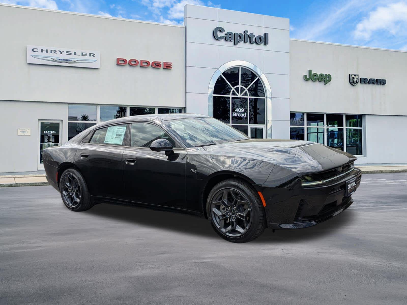 Diamond Black Crystal Pearlcoat 2026 Dodge Charger R/T Plus Sedan AWD Sedan All-Wheel Drive 8-Speed Automatic