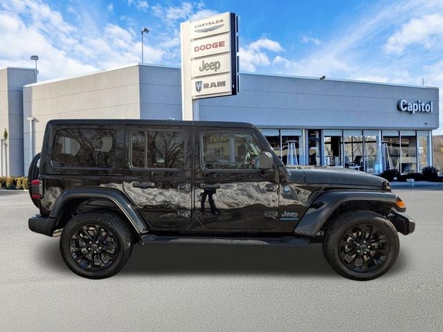 Used 2025 Jeep Wrangler 4xe Sahara 4XE with VIN 1C4RJXP6XSW601861 for sale in Windham, CT