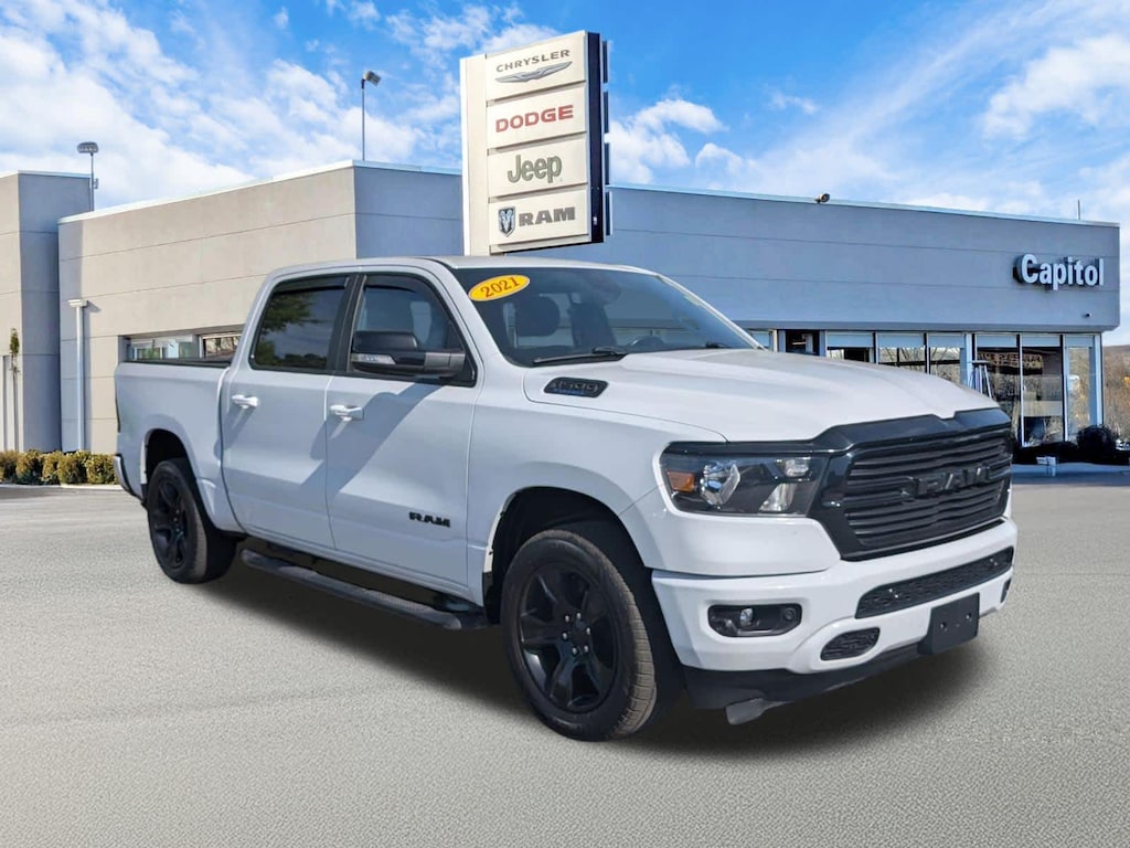 Used 2021 Ram 1500 Big Horn 4x4 Crew Cab 57 Box Truck