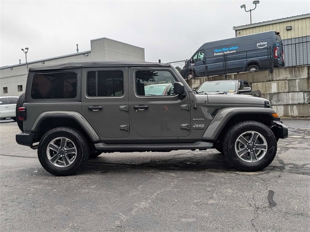 Certified 2021 Jeep Wrangler Unlimited Sahara with VIN 1C4HJXEG2MW550902 for sale in Willimantic, CT