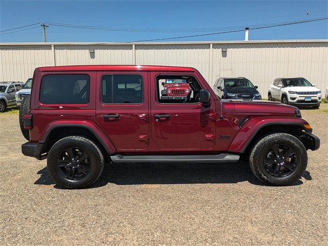 Certified 2021 Jeep Wrangler Unlimited Sahara Altitude with VIN 1C4HJXEN6MW617368 for sale in Willimantic, CT