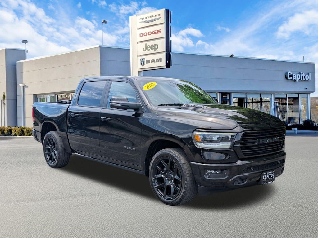 Used 2023 Ram 1500 Laramie 4x4 Crew Cab 57 Box Truck