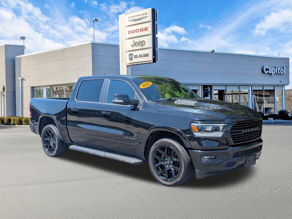 Used 2022 Ram 1500 Laramie 4x4 Crew Cab 57 Box Truck