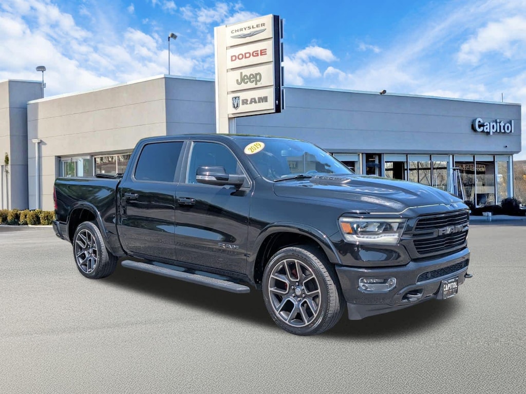 Used 2019 Ram All-New 1500 Laramie 4x4 Crew Cab 57 Box Truck