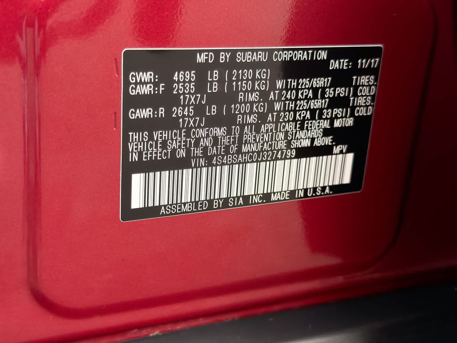 Thumbnail: 2018 Subaru Outback - 39