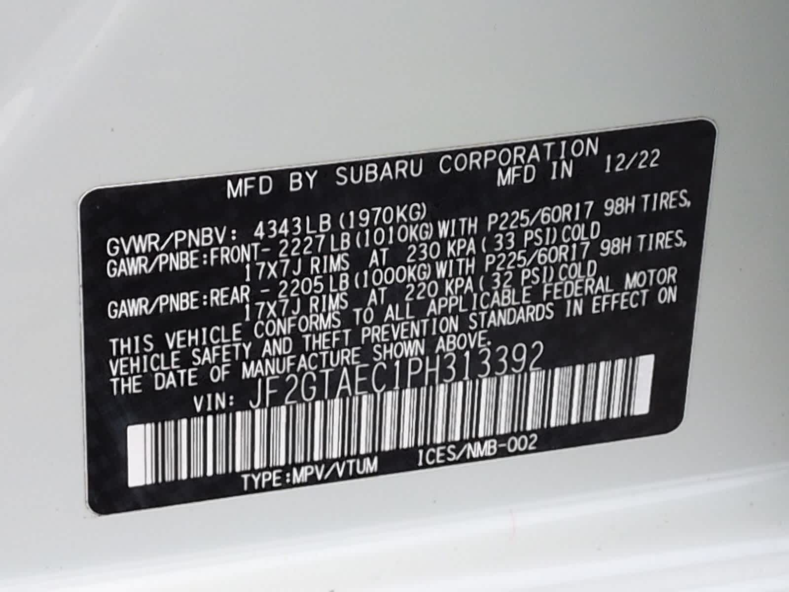 Thumbnail: 2023 Subaru Crosstrek - 38