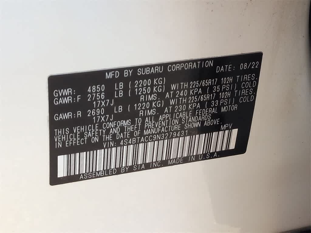 Thumbnail: 2022 Subaru Outback - 36