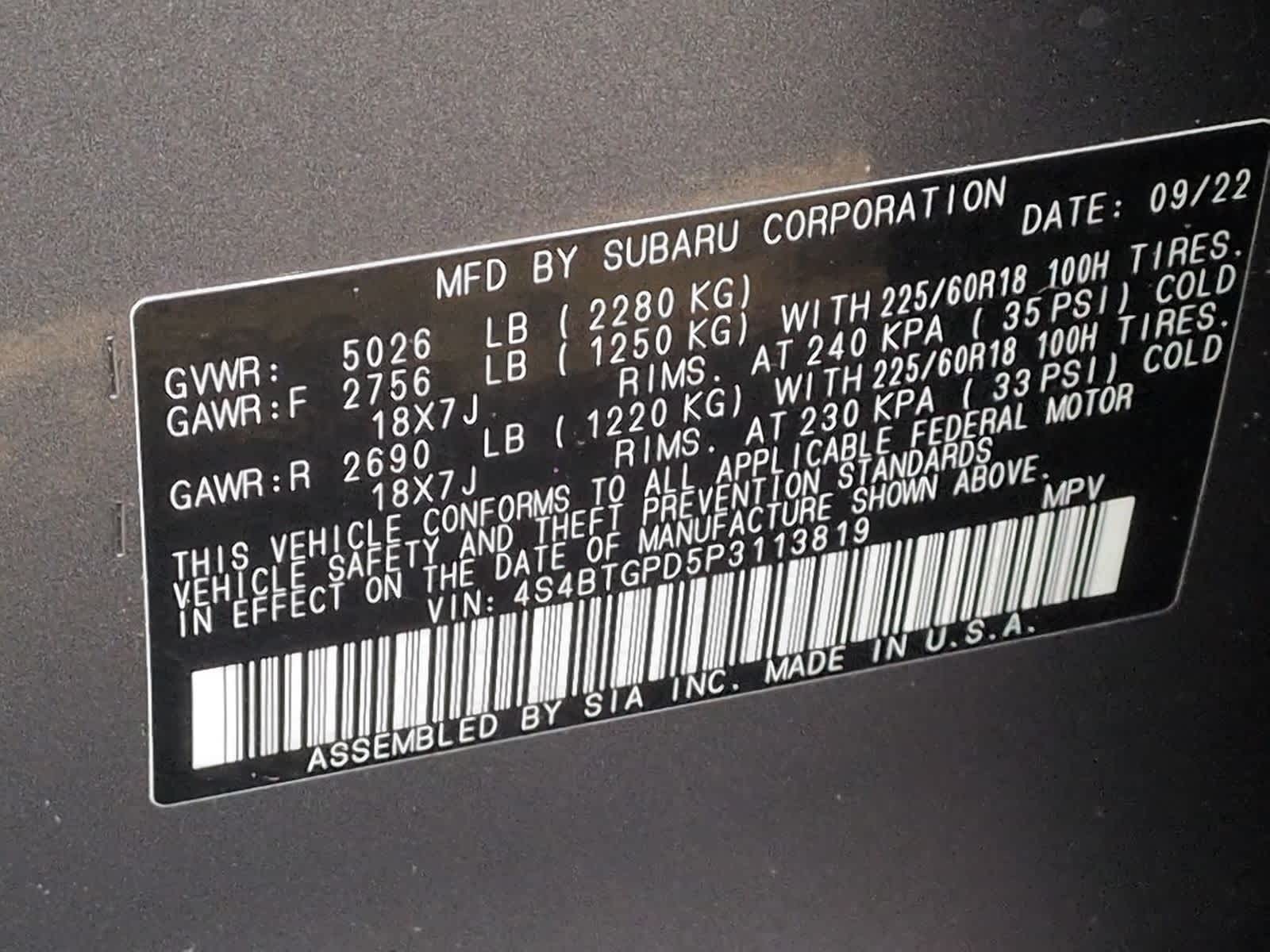 Thumbnail: 2023 Subaru Outback - 40