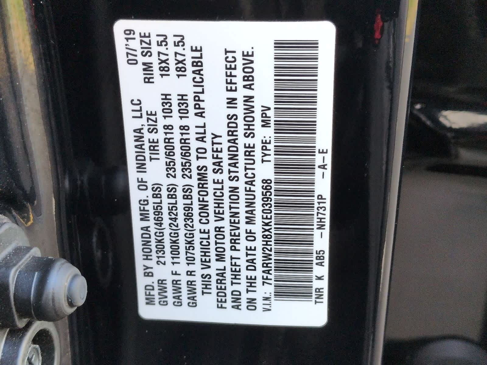 Thumbnail: 2019 Honda CR-V - 38