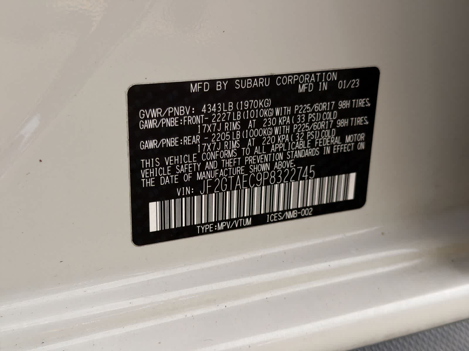 Thumbnail: 2023 Subaru Crosstrek - 37