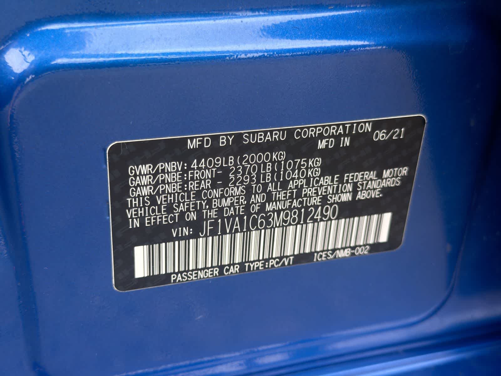 Thumbnail: 2021 Subaru WRX - 37