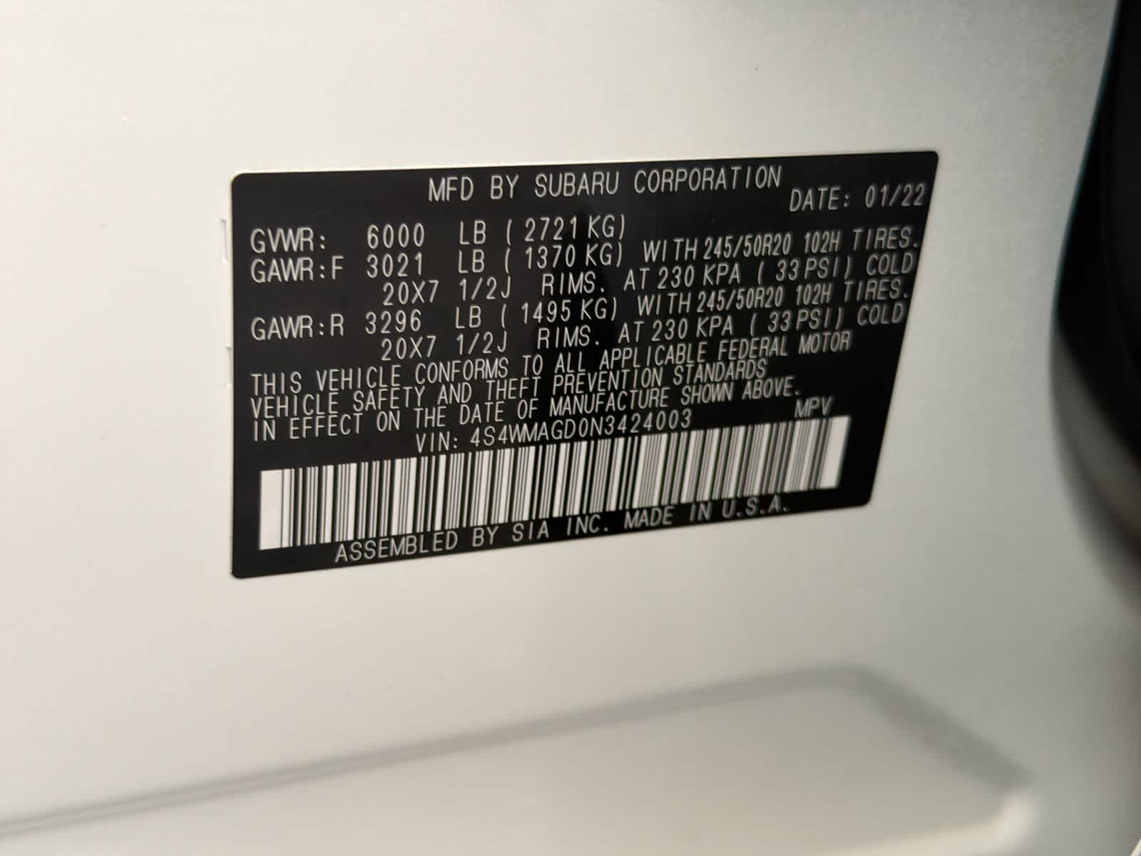 Thumbnail: 2022 Subaru Ascent - 36