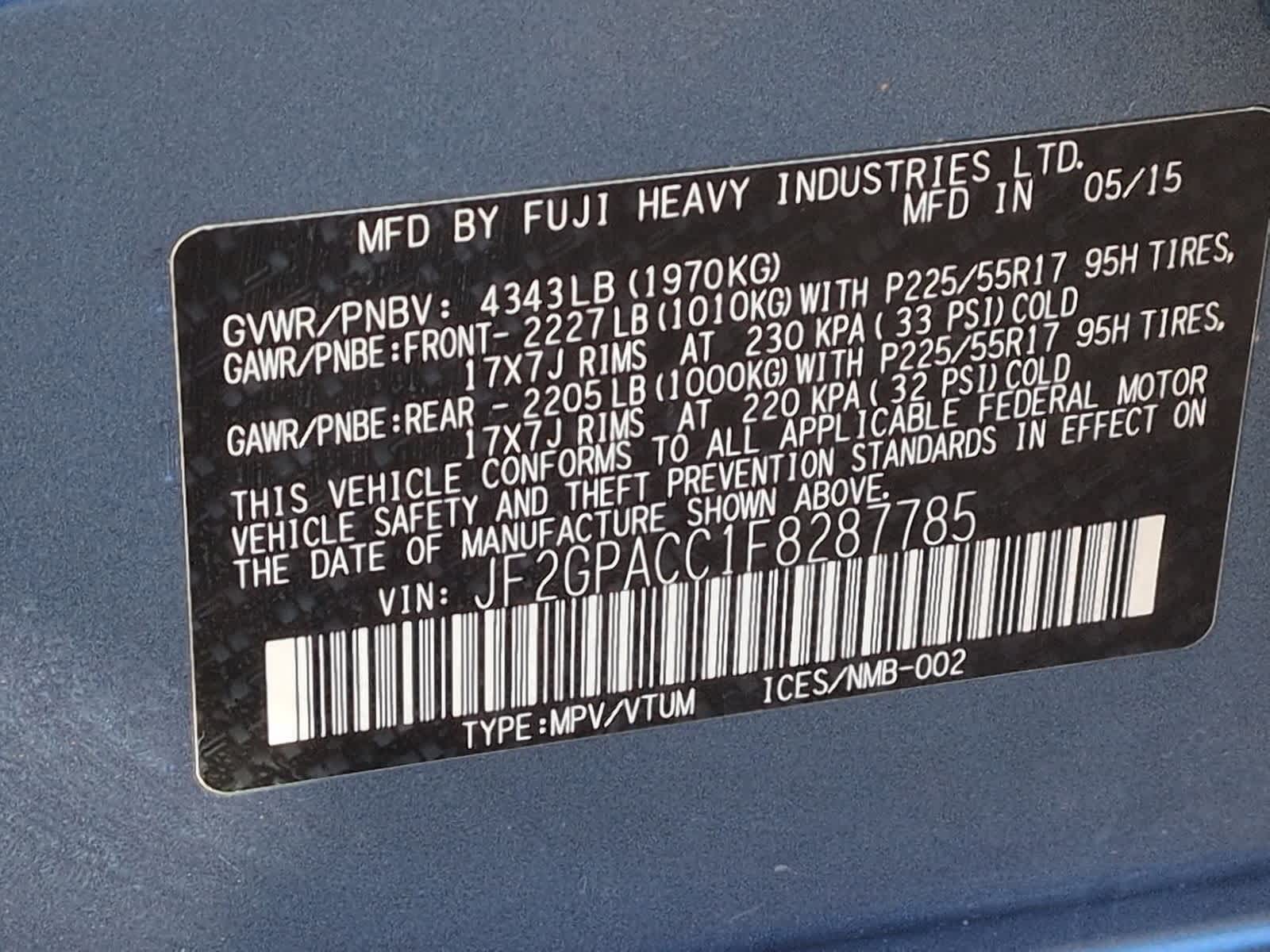 Thumbnail: 2015 Subaru XV Crosstrek - 36