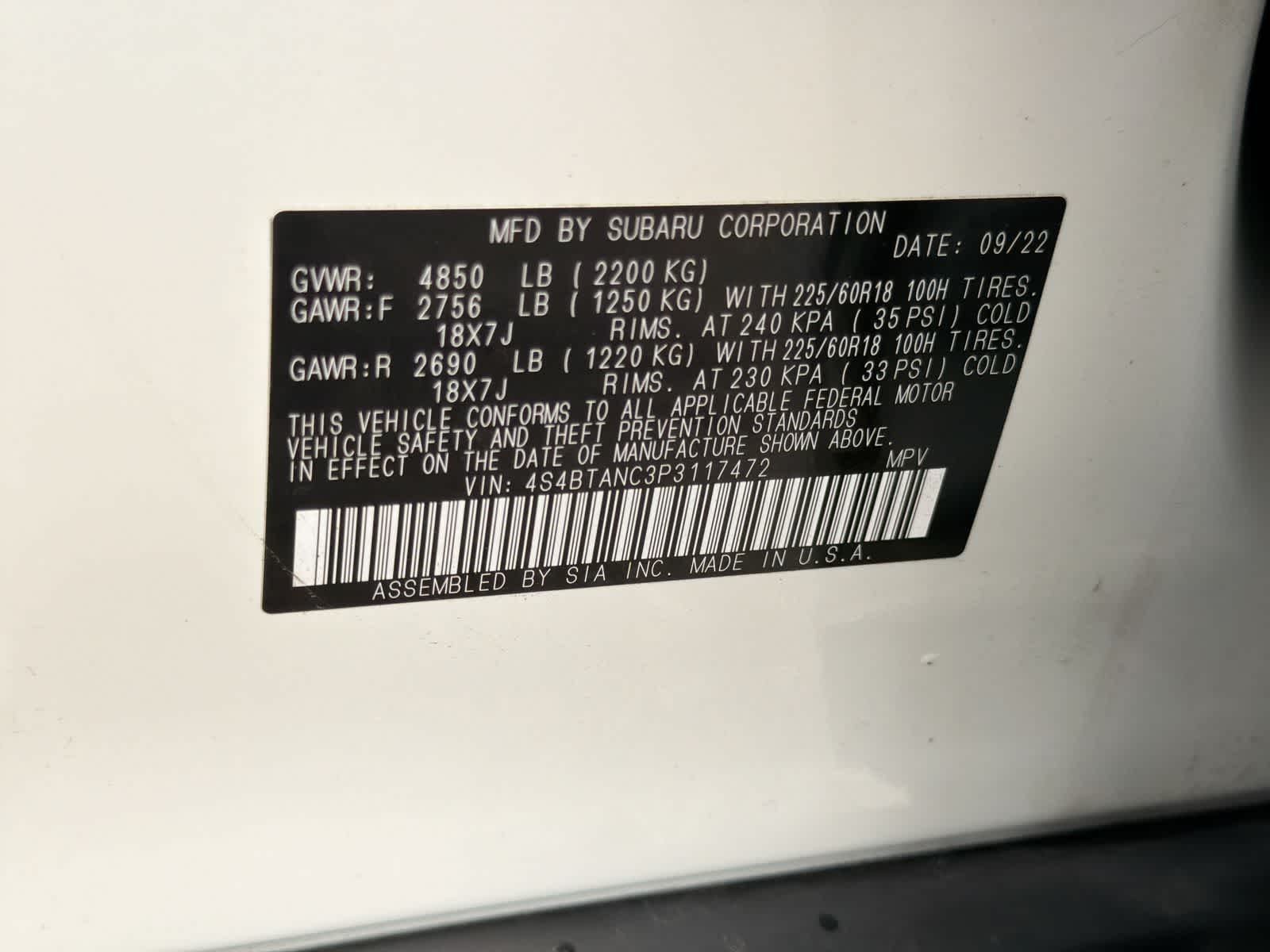 Thumbnail: 2023 Subaru Outback - 38