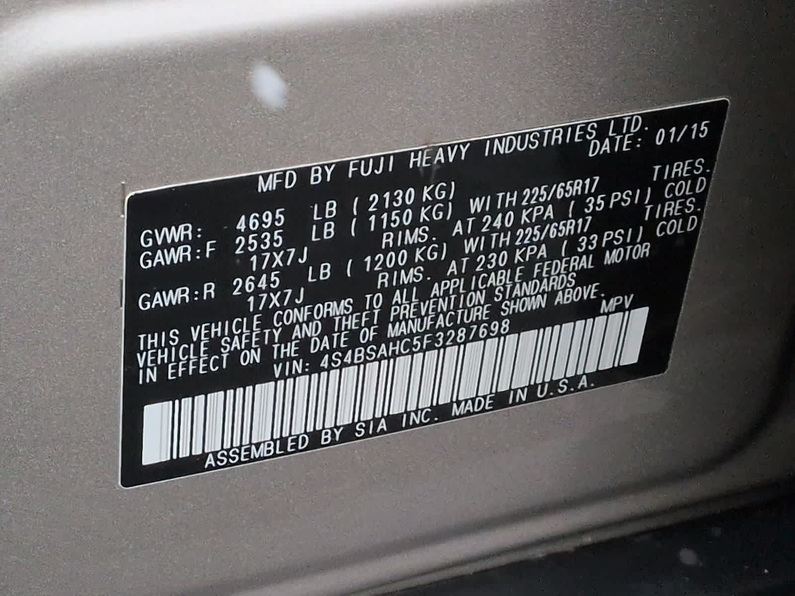 Thumbnail: 2015 Subaru Outback - 39