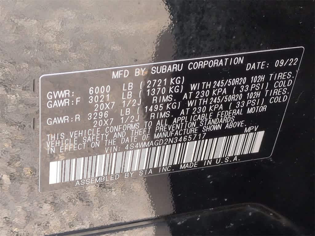 Thumbnail: 2022 Subaru Ascent - 36