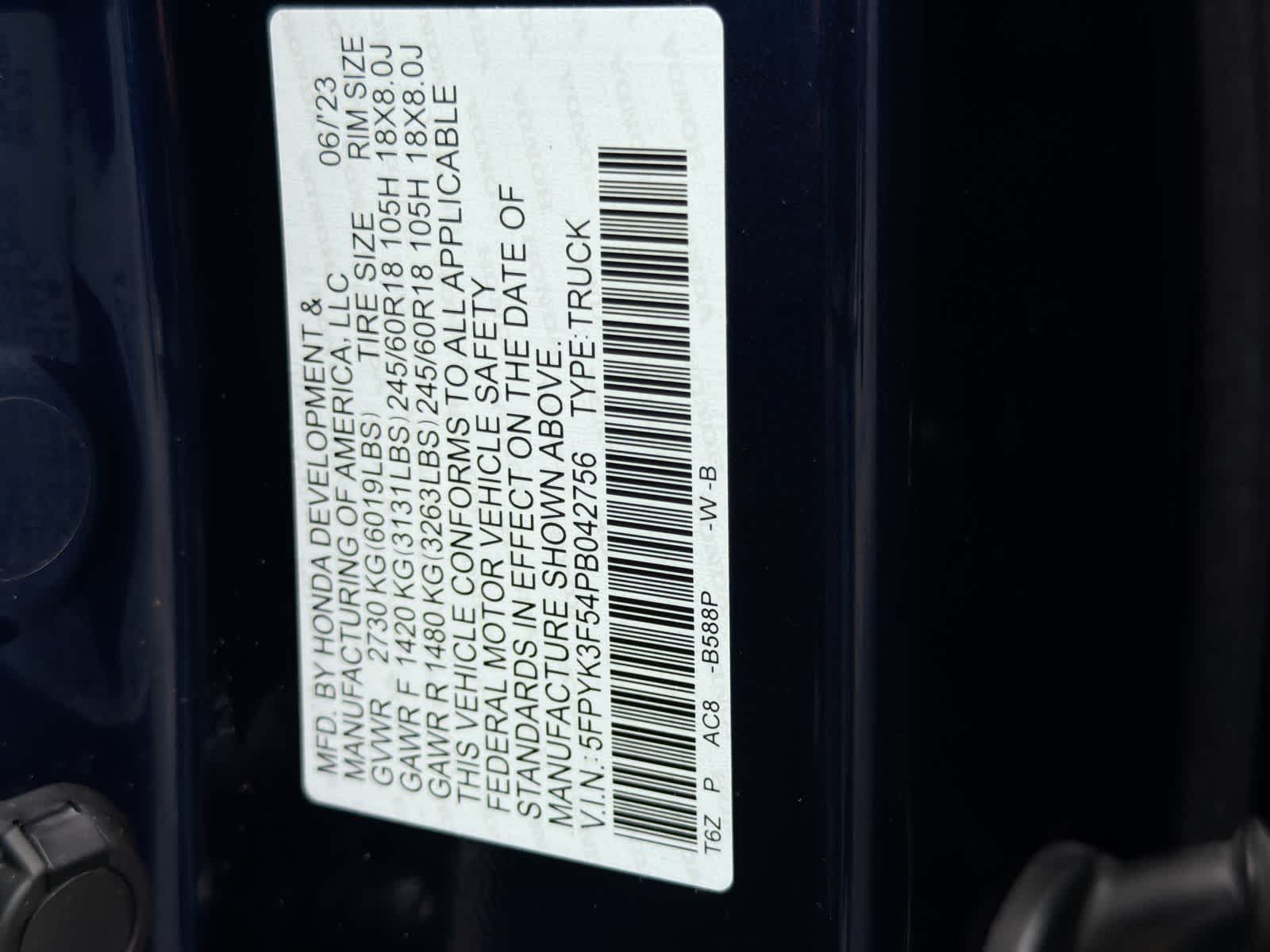 Thumbnail: 2023 Honda Ridgeline - 38