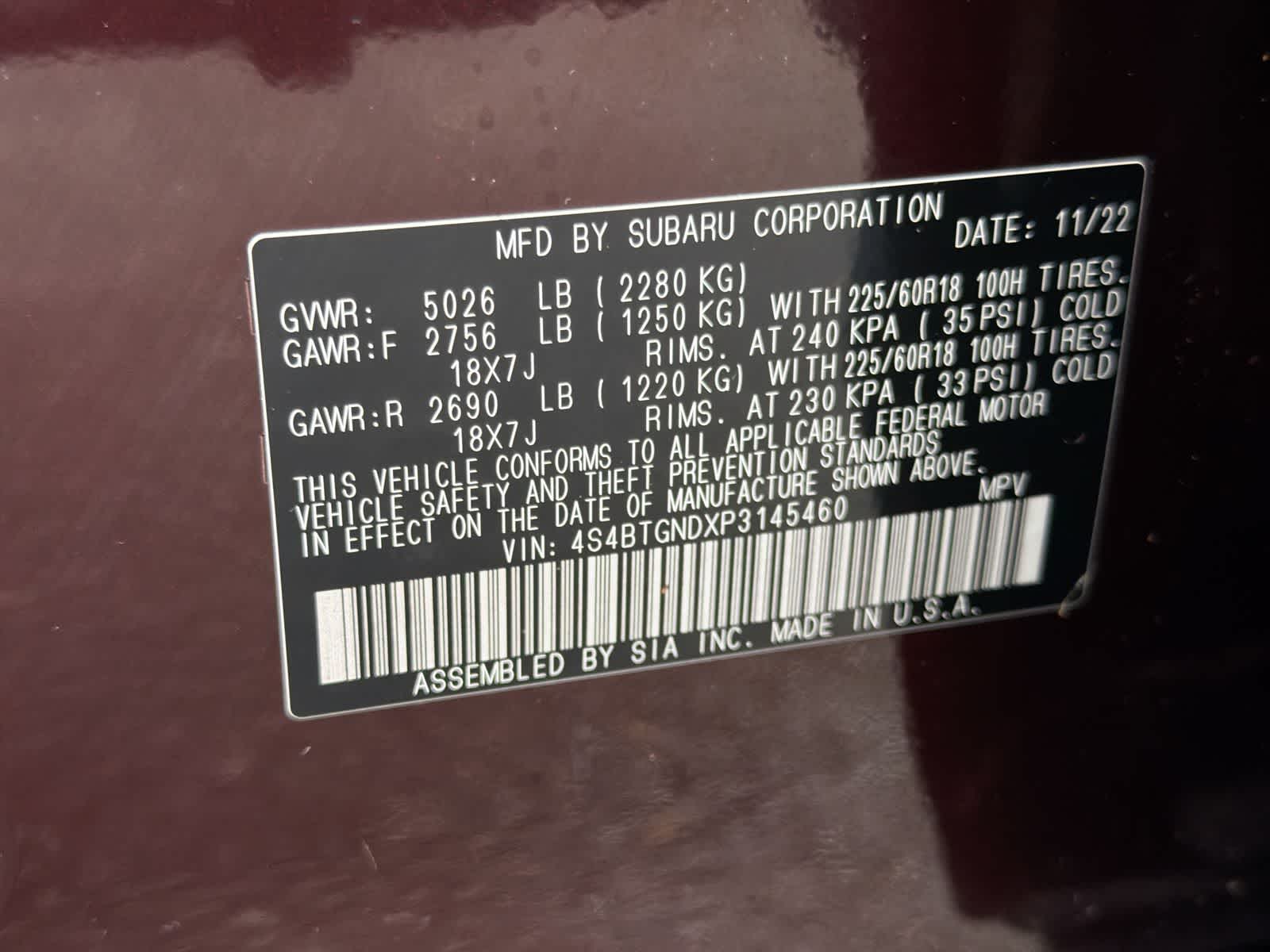 Thumbnail: 2023 Subaru Outback - 38