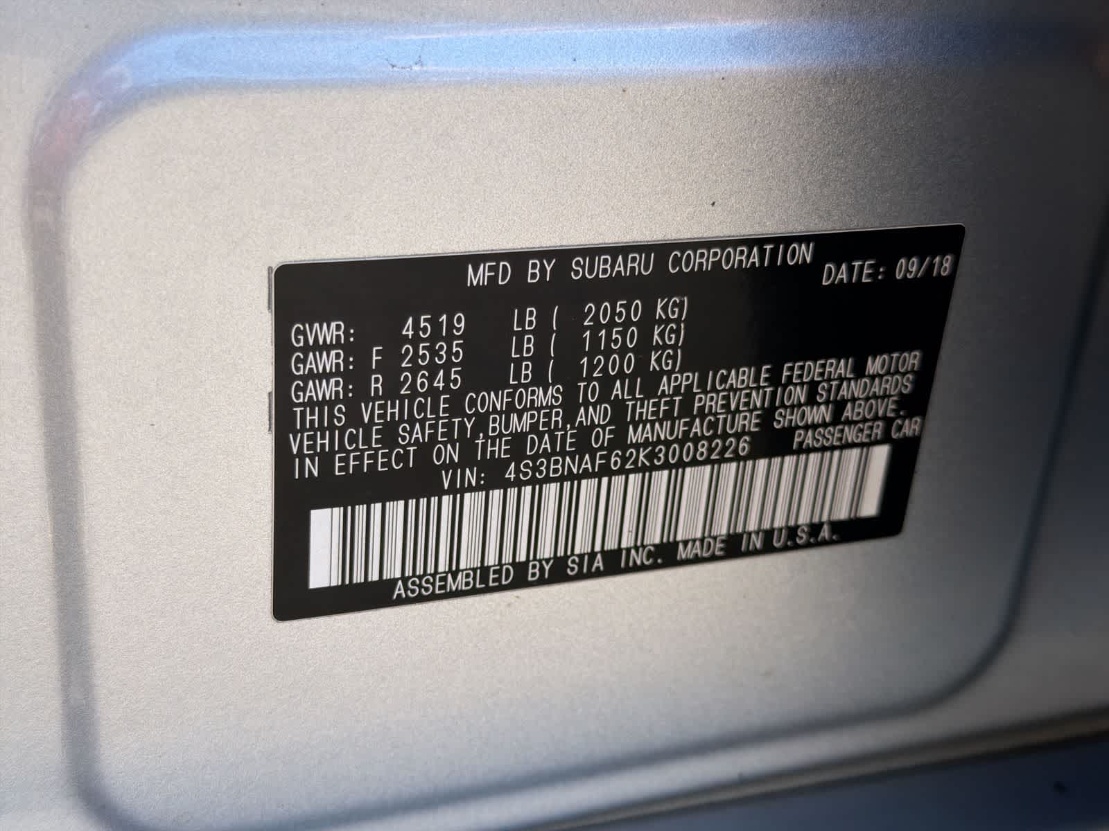 Thumbnail: 2019 Subaru Legacy - 35