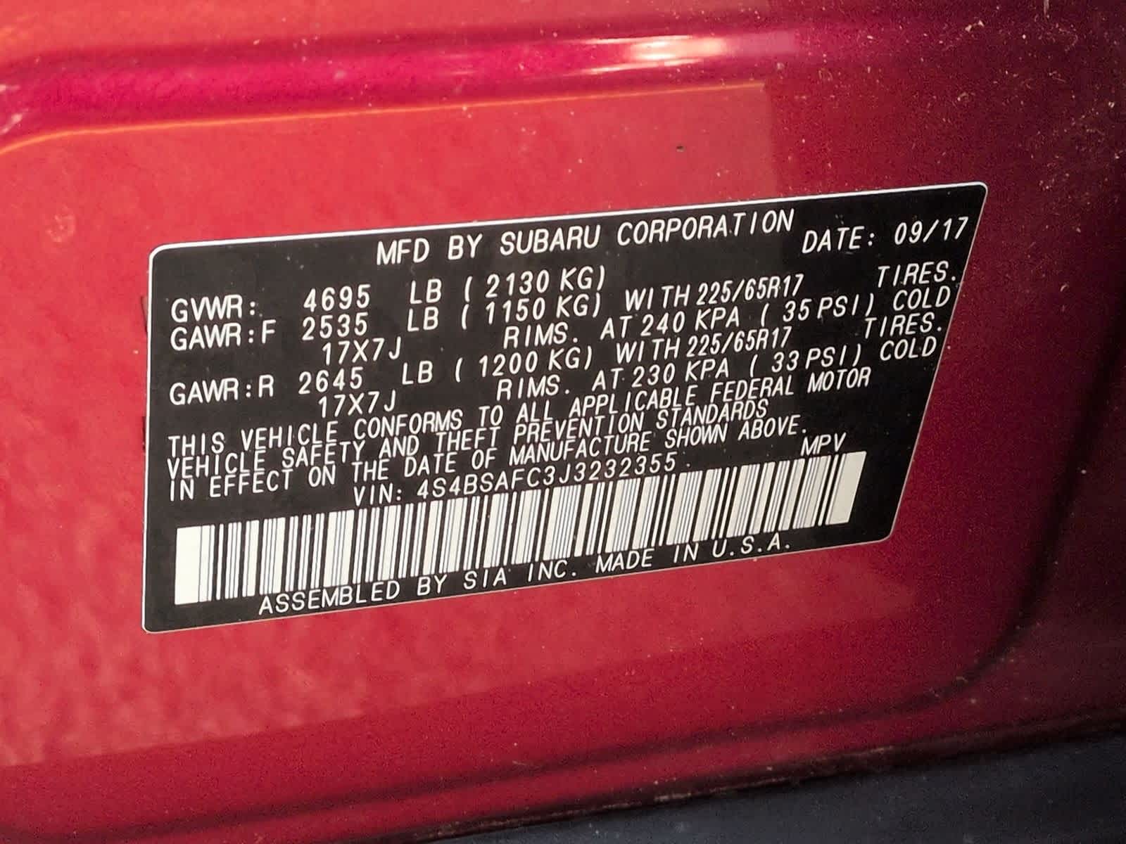 Thumbnail: 2018 Subaru Outback - 37