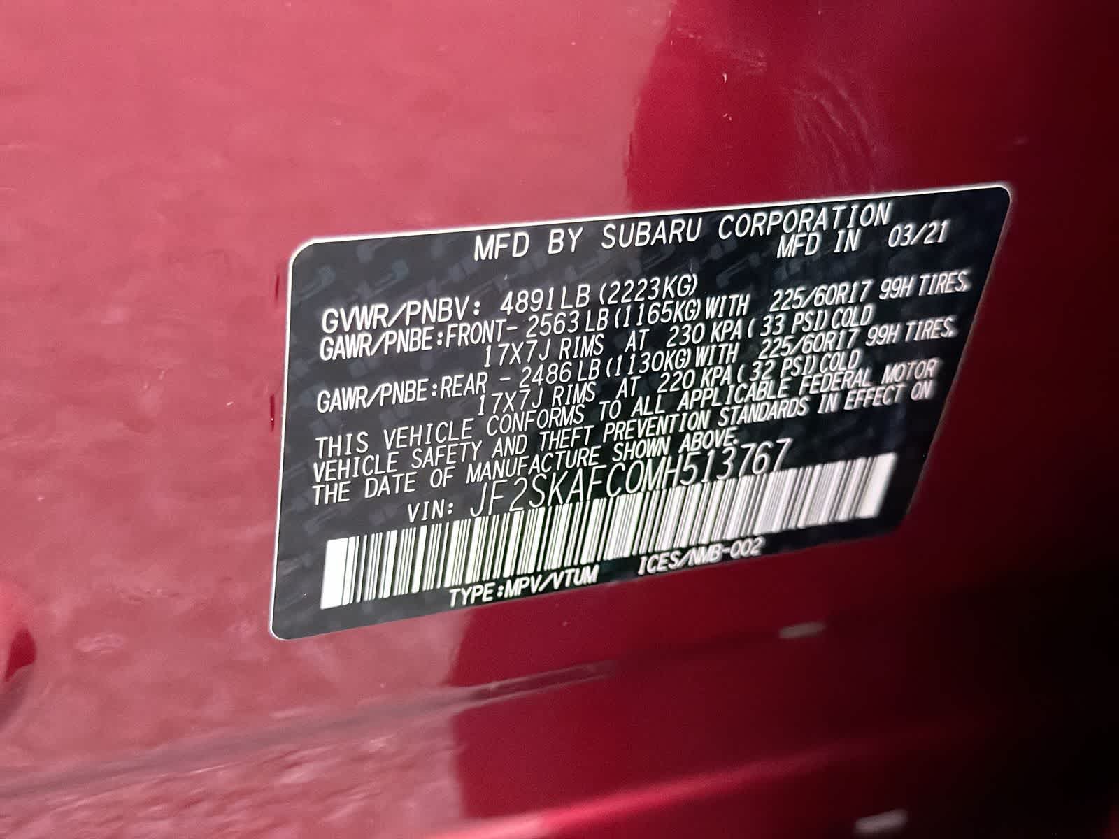 Thumbnail: 2021 Subaru Forester - 37