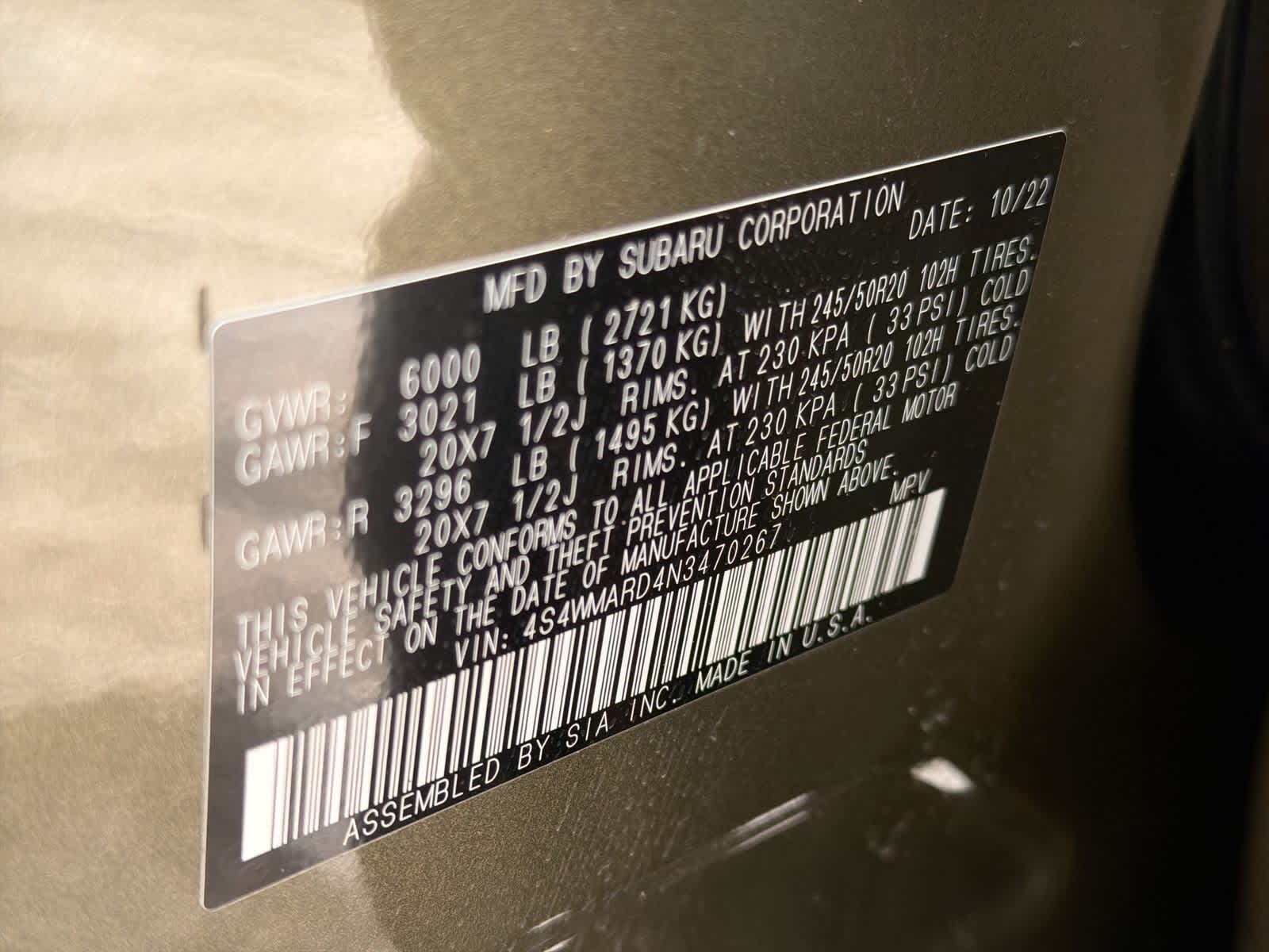 Thumbnail: 2022 Subaru Ascent - 39