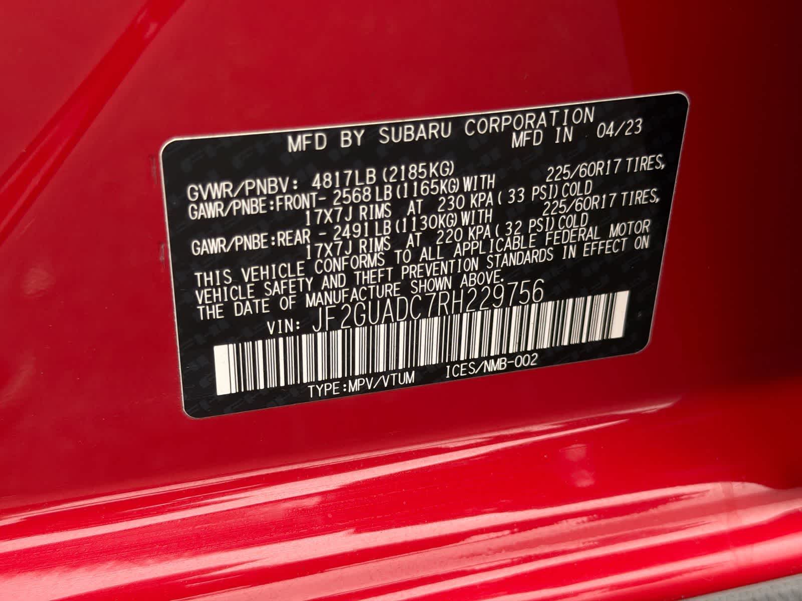 Thumbnail: 2024 Subaru Crosstrek - 36
