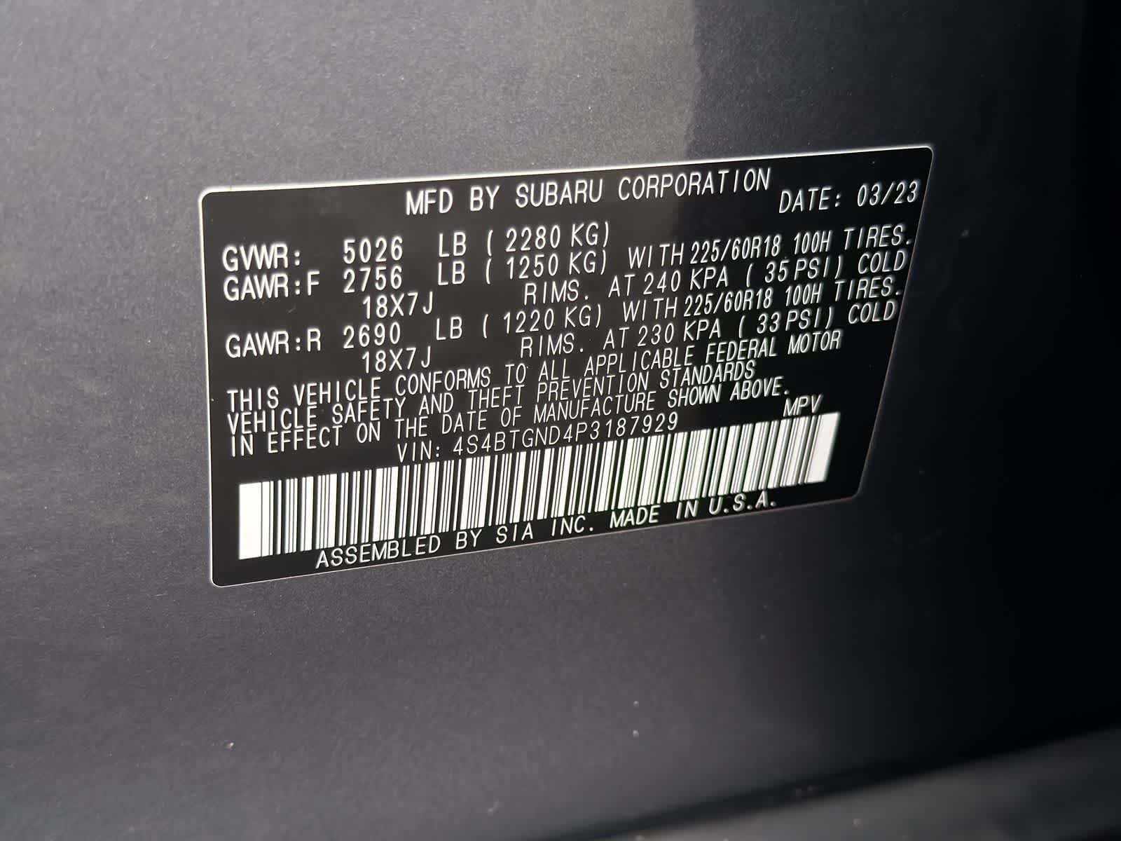 Thumbnail: 2023 Subaru Outback - 38