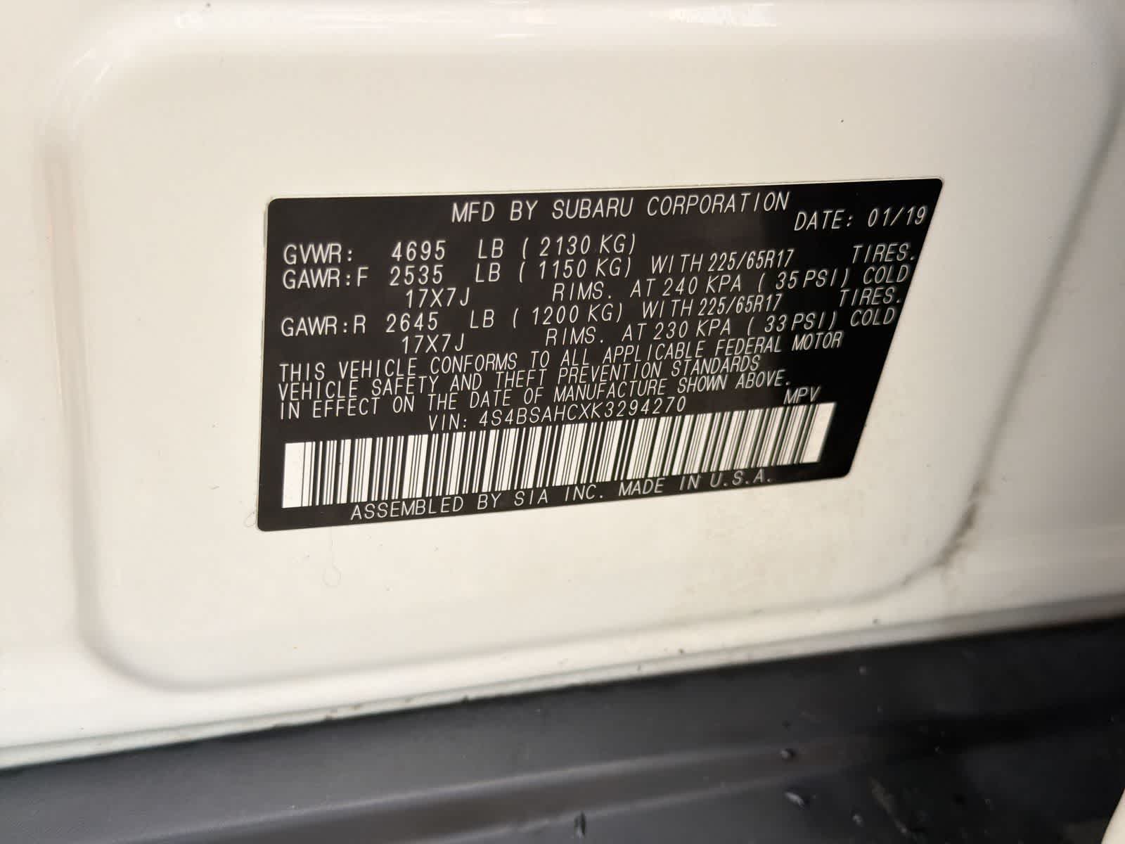 Thumbnail: 2019 Subaru Outback - 38