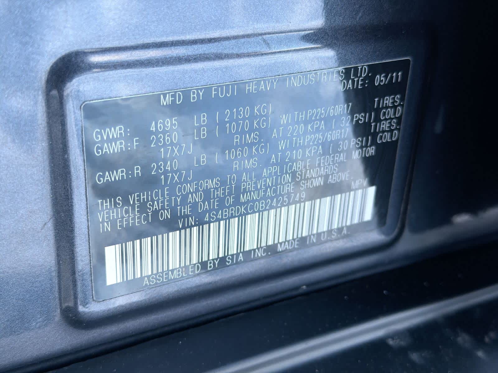 Thumbnail: 2011 Subaru Outback - 37