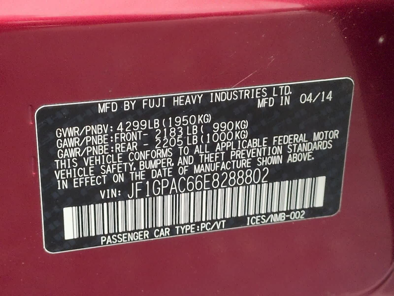 Thumbnail: 2014 Subaru Impreza - 35