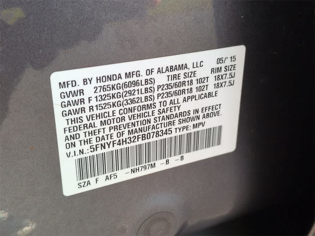 Thumbnail: 2015 Honda Pilot - 38