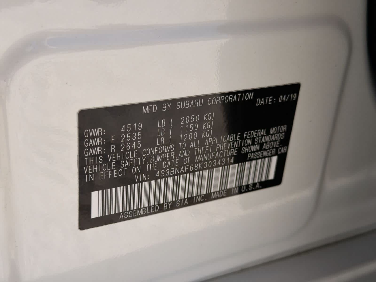 Thumbnail: 2019 Subaru Legacy - 36