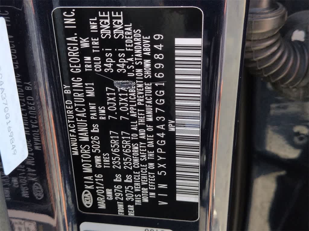 Thumbnail: 2016 Kia Sorento - 36