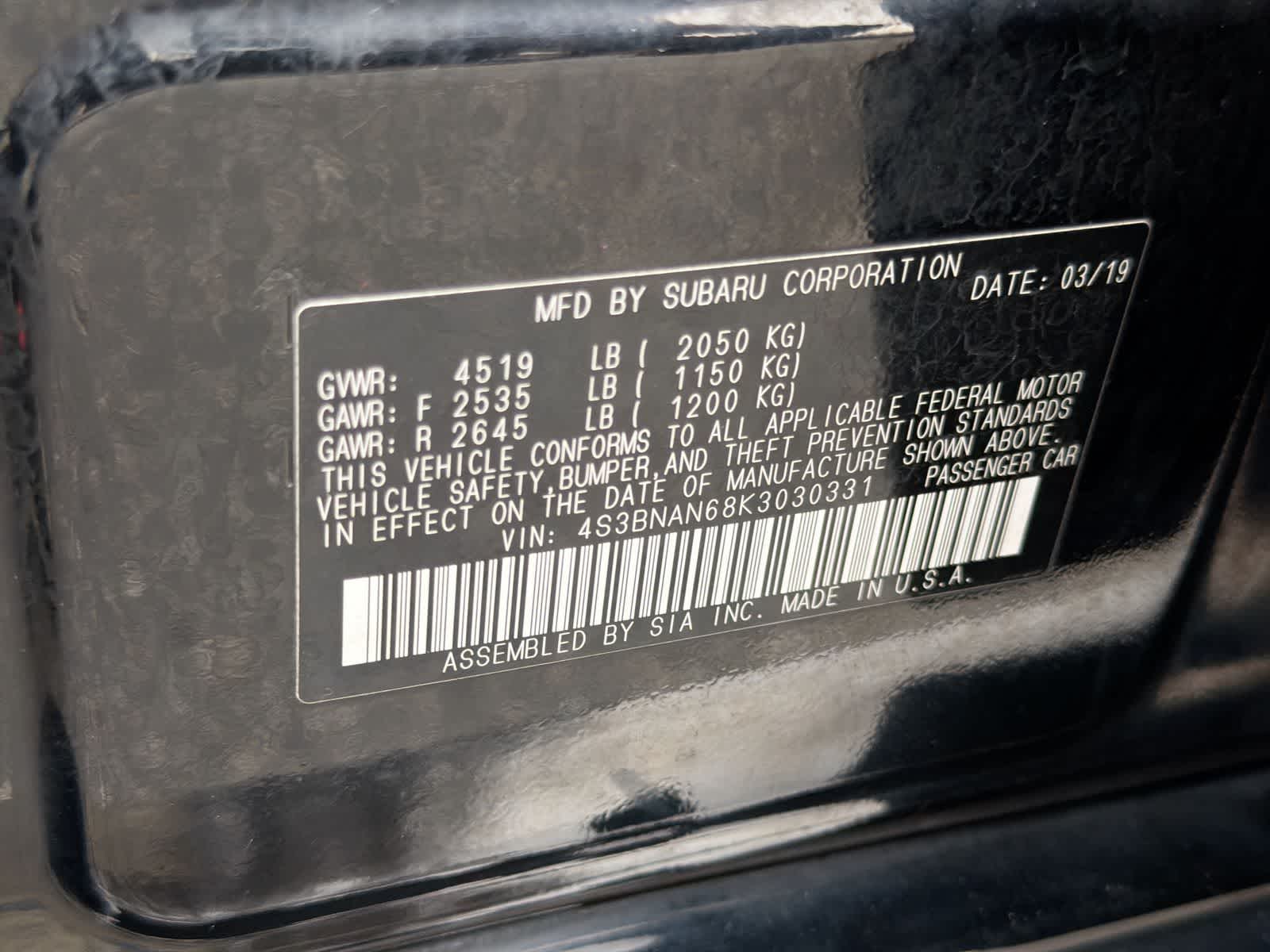 Thumbnail: 2019 Subaru Legacy - 38