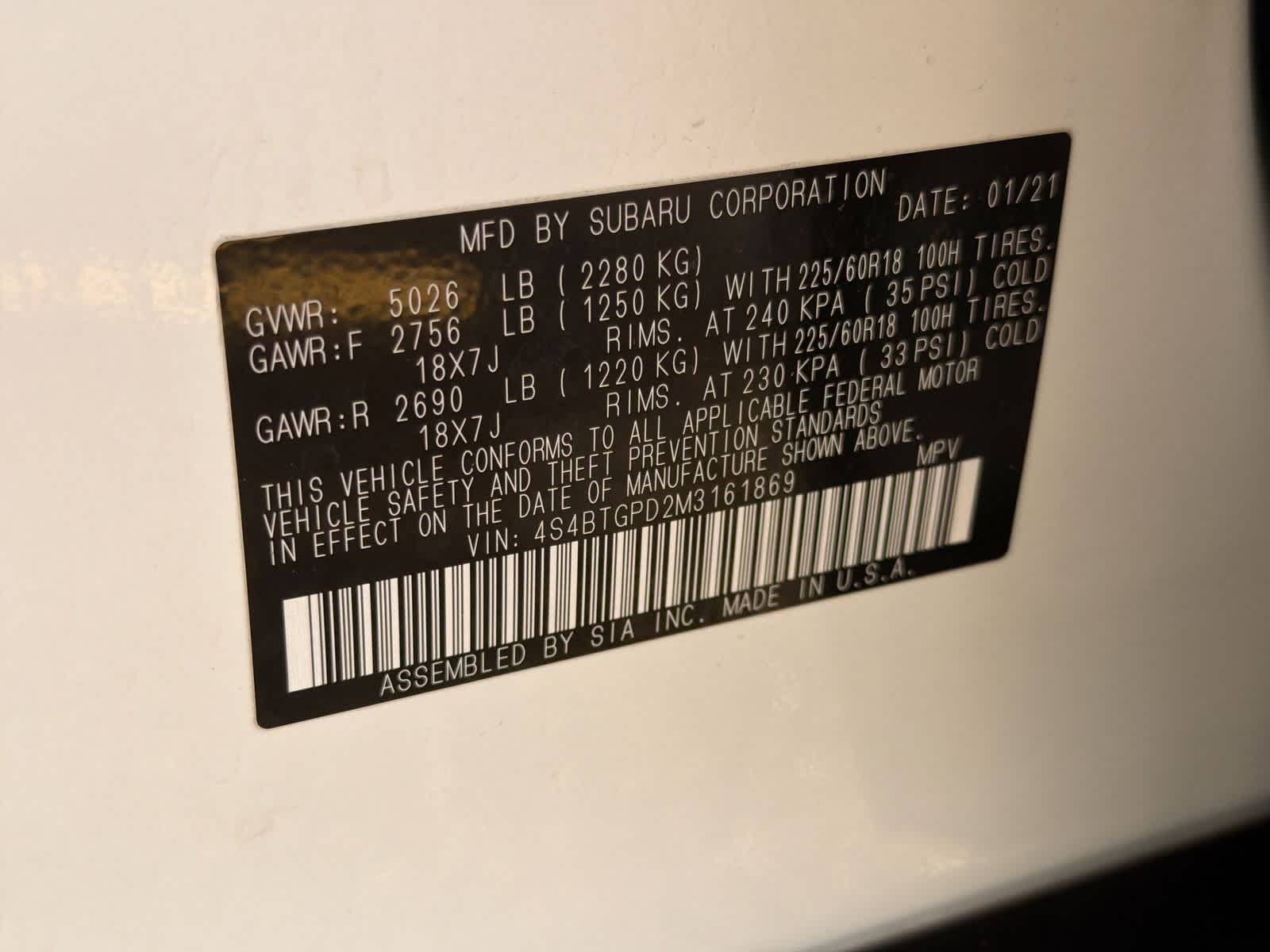 Thumbnail: 2021 Subaru Outback - 39