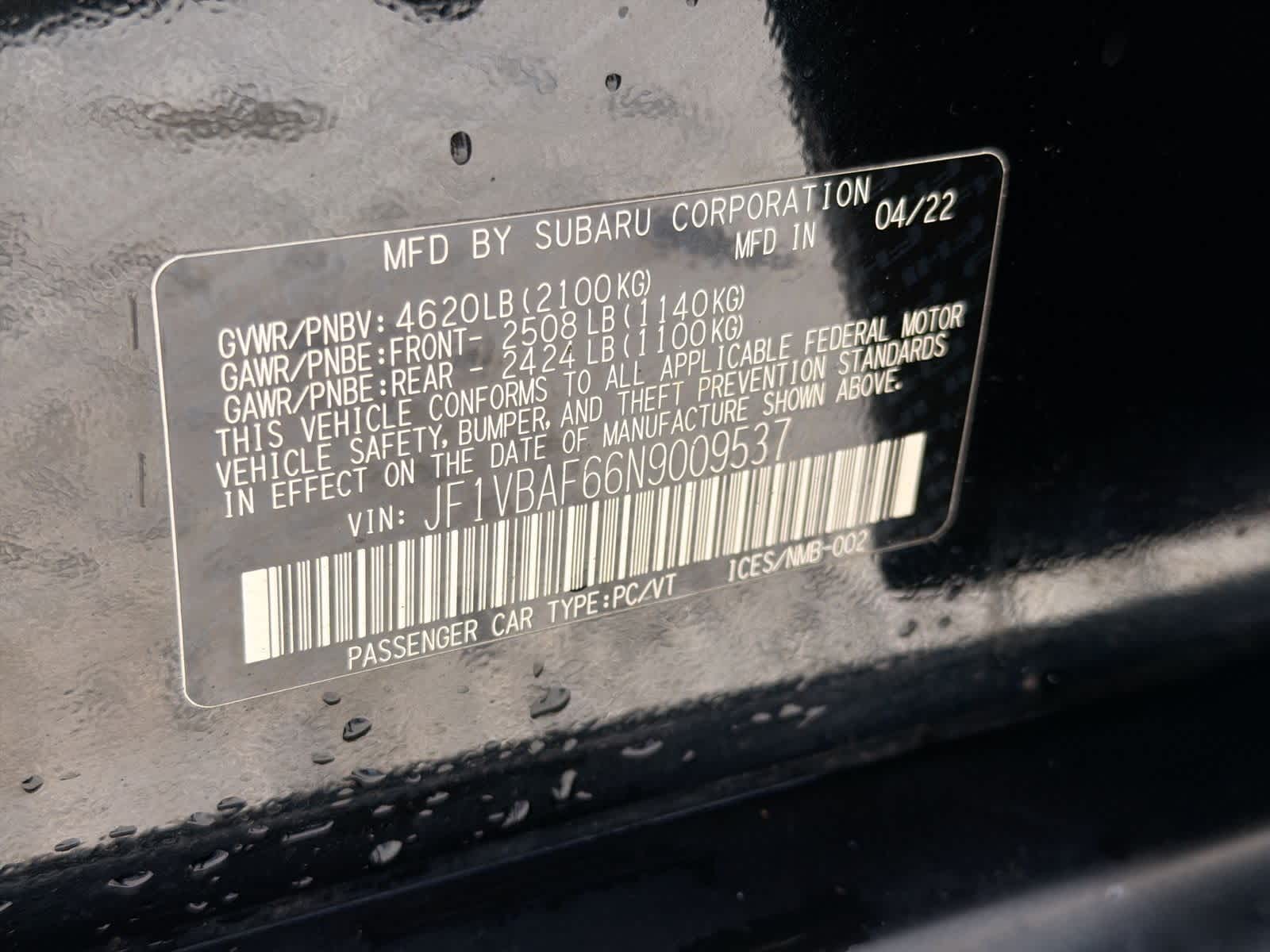 Thumbnail: 2022 Subaru WRX - 33