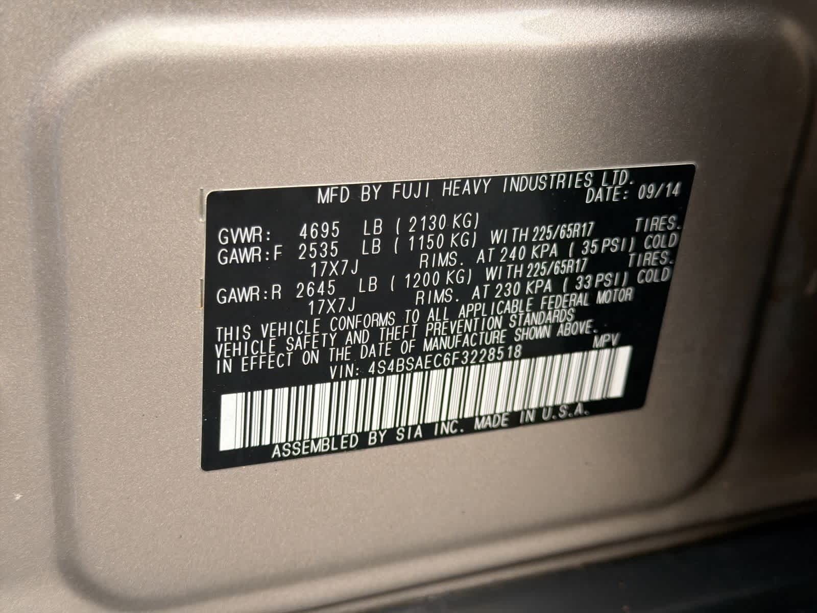 Thumbnail: 2015 Subaru Outback - 39