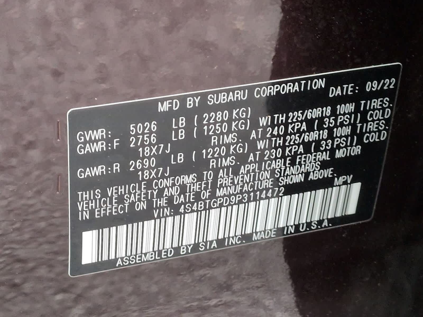 Thumbnail: 2023 Subaru Outback - 38