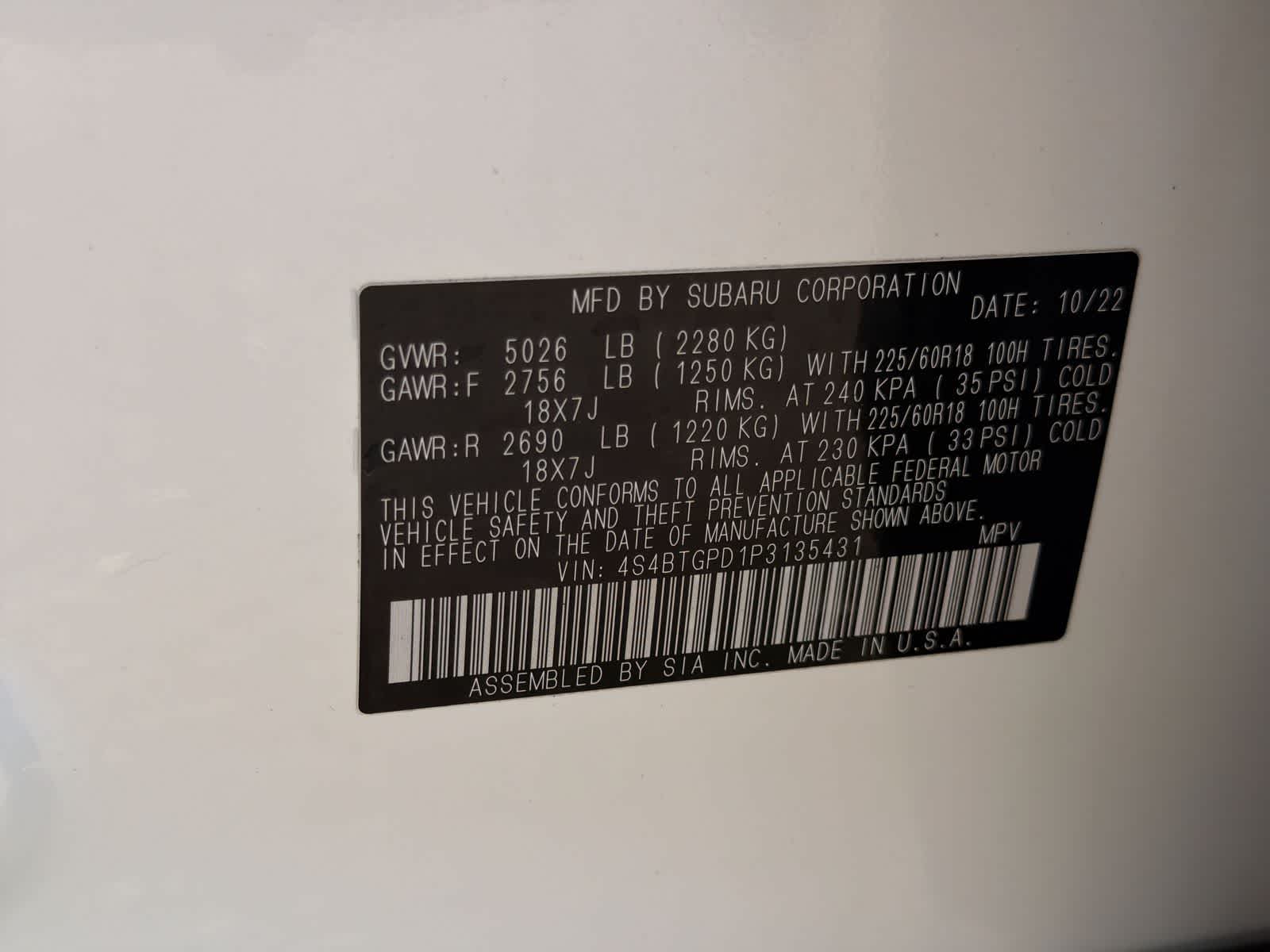 Thumbnail: 2023 Subaru Outback - 38