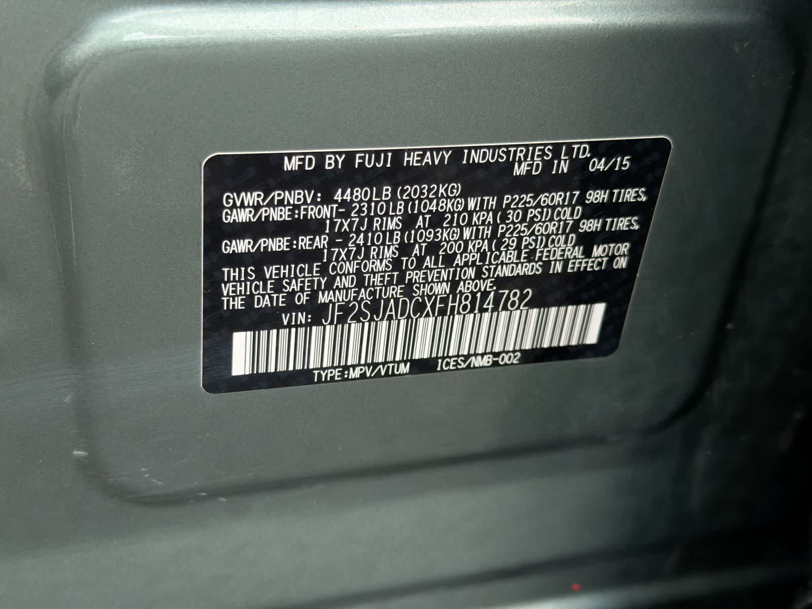 Thumbnail: 2015 Subaru Forester - 36