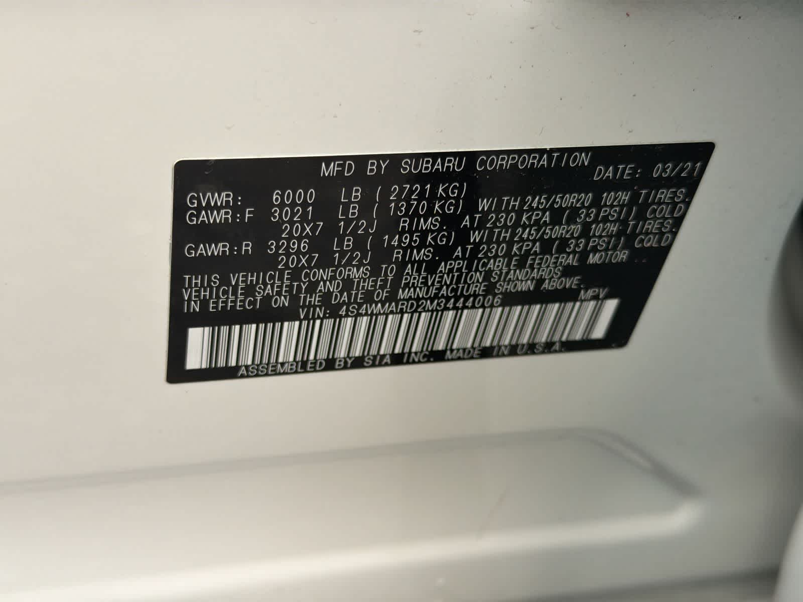 Thumbnail: 2021 Subaru Ascent - 38