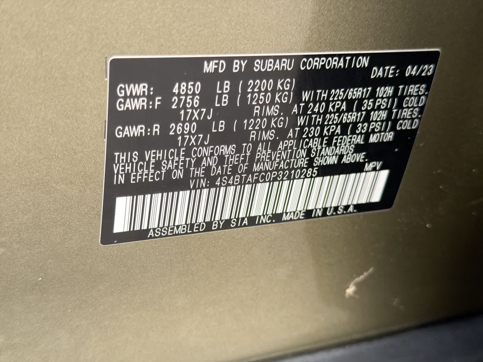 Thumbnail: 2023 Subaru Outback - 38