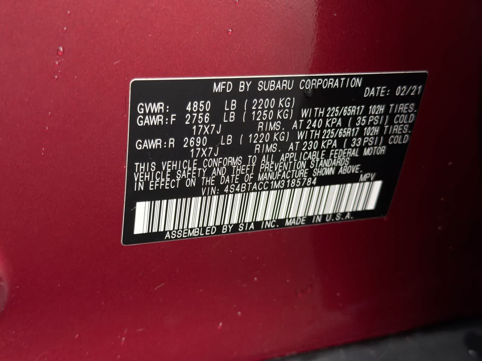 Thumbnail: 2021 Subaru Outback - 36